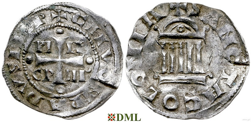 Денарий, Германия, Нижняя Лотарингия, Konrad II (1027-1039), Pilgrim (1027-1036), м.д. Koln, Dbg. 381