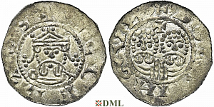 Денарий, Германия, Нижняя Лотарингия, Gf. Egbert II (1068-1090), м.д. Dokkum, Ilisch 2000, 22.5