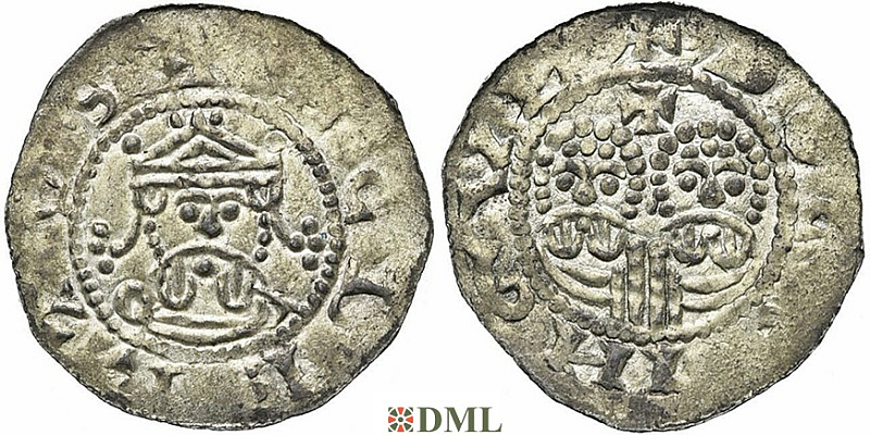 Денарий, Германия, Нижняя Лотарингия, Gf. Egbert II (1068-1090), м.д. Dokkum, Ilisch 2000, 22.5