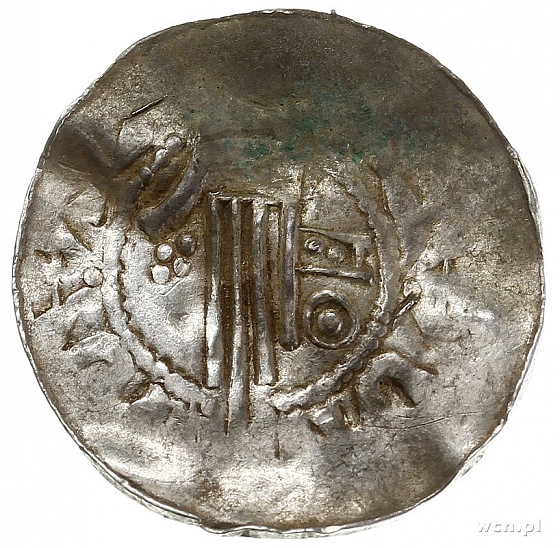 Денарий, Германия, Швабия, Heinrich II (1002-1024), м.д. Esslingen, Dbg. 951