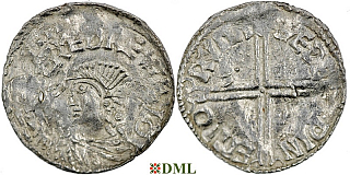 Денарий, Англия, Æthelred II (978-1016), м.д. Romney, монетарий Æthelwine, North 774