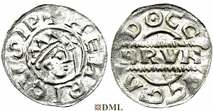 Денарий, Германия, Нижняя Лотарингия, Bruno III (1050-1057), м.д. Dokkum, Ilisch 2000, 21.19