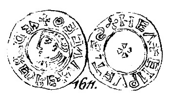 Денарий, Германия, Саксония, Udo I (1034-1057), м.д. Stade, Dbg. 1611
