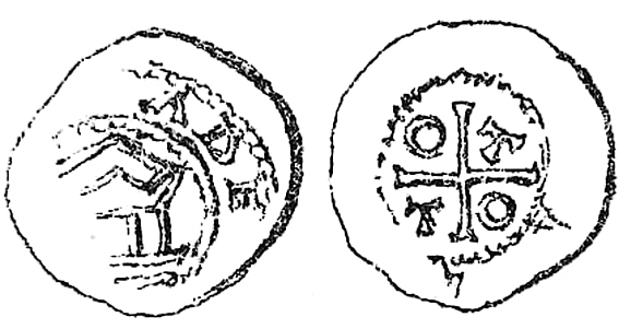 Обол, Германия, Верхняя Лотарингия, Adalbero II (984-1005), м.д. Metz, Dbg. 12