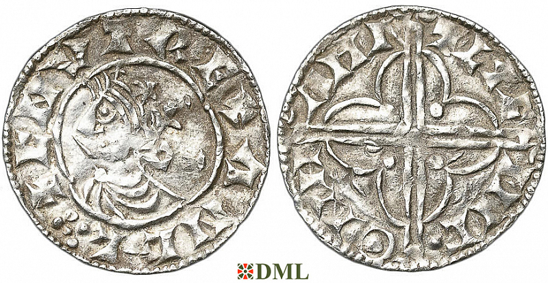 Денарий, Англия, Cnut (1016-1035), м.д. Northampton, монетарий lifinc, North 781