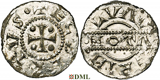 Денарий, Германия, Нижняя Лотарингия, Egbert I (1038-1050), м.д. Leeuwarden, Ilisch 2000 21.12