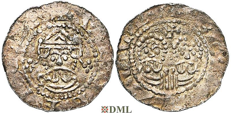 Денарий, Германия, Нижняя Лотарингия, Gf. Egbert II (1068-1090), м.д. Bolsward