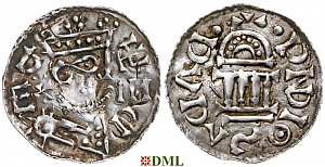 Денарий, Германия, Бавария, Heinrich III (1039-1056), м.д. Regensburg, Hahn 1976, 44
