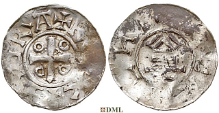 Денарий, Германия, Саксония, Нижняя Саксония, м.д. Goslar, type OAP