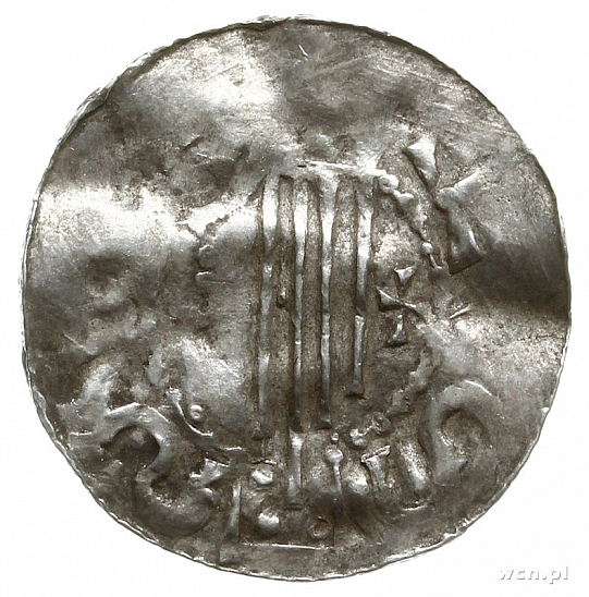 Денарий, Германия, Швабия, Heinrich II (1002-1024), м.д. Esslingen, Dbg. 951