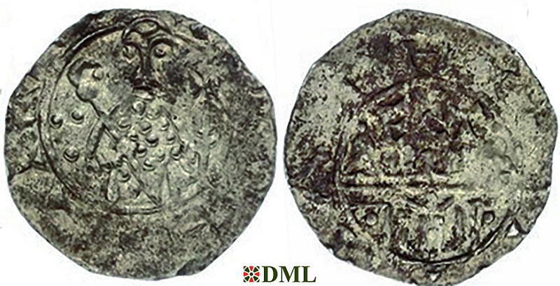 Денарий, Германия, Нижняя Лотарингия, Wilhelm de Ponte (1054-1076), м.д. Utrecht, Ilisch 2000, 10.?
