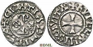 Денарий, Каролинги, Raoul (923-936), м.д. Orléans, Depeyrot 733