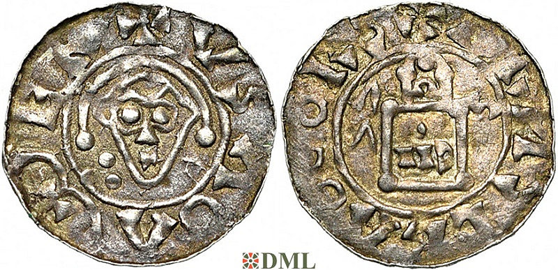 Денарий, Германия, Нижняя Лотарингия, Godfried (†1069), м.д. Merum, Ilisch 2000, 24.3