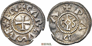 Денарий, Каролинги, Charlemagne (768-814), м.д. Pavie