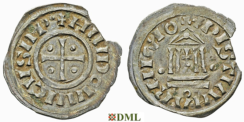 Денье, Каролинги, Louis le Pieux (814-840), м.д. Venise, Depeyrot 1116 F