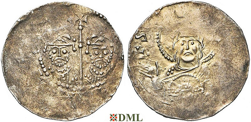 Денарий, Германия, Франкония, Heinrich III (1039-1056), м.д. Speyer, Dbg. 829