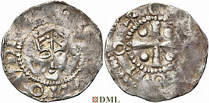 Денарий, Германия, Нижняя Лотарингия, Konrad II (1024-1039), м.д. Tiel, Ilisch 2000, 3.7