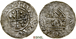 Денарий, Чехия, Boleslav II (972/973-999), м.д. Prague, Šmerda 1996, 1g