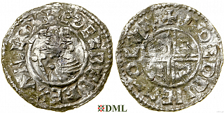Денарий, Англия, Æthelred II (978-1016), м.д. London, монетарий Goldwine, North 770