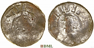 Денарий, Германия, Саксония, Anonymous bishop, Тип II