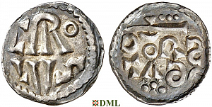 Денье, Каролинги, Charlemagne (768-814), м.д. Dorestad