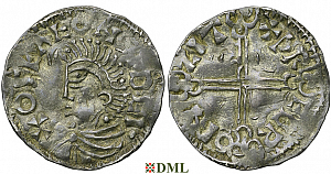 Денарий, Швеция, Olaf Skötkonung (995-1021), м.д. Sigtuna, Malmer -:-