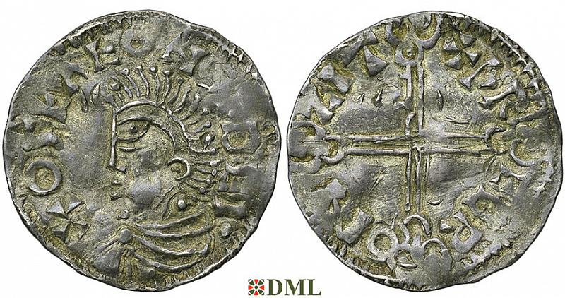 Денарий, Швеция, Olaf Skötkonung (995-1021), м.д. Sigtuna, Malmer -:-