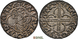 Денарий, Англия, Cnut (1016-1035), м.д. Winchester, монетарий Cunna, North 781