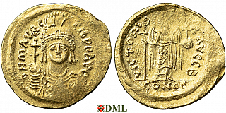 Солид, Византия, Maurice Tibere (582-602), м.д. Constantinople