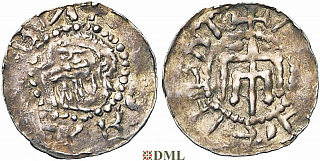Денарий, Германия, Нижняя Лотарингия, Bernhard II (1011-1059), м.д. Jever, Dbg 591-593