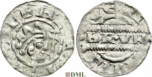 Денарий, Германия, Нижняя Лотарингия, Bruno III (1050-1057), м.д. Leeuwarden, Ilisch 2000, 21.14