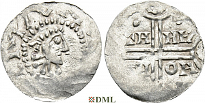 Денарий, Германия, Нижняя Лотарингия, Gf. Hermann (1020-1051), м.д. Emden, Dbg. 772