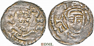 Денарий, Германия, Швабия, Konrad II (1024-1039), м.д. Strassburg, Dbg. 707