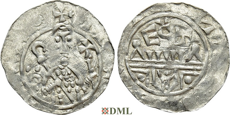 Денарий, Германия, Нижняя Лотарингия, Wilhelm (B.) (1054-1076), м.д. Utrecht