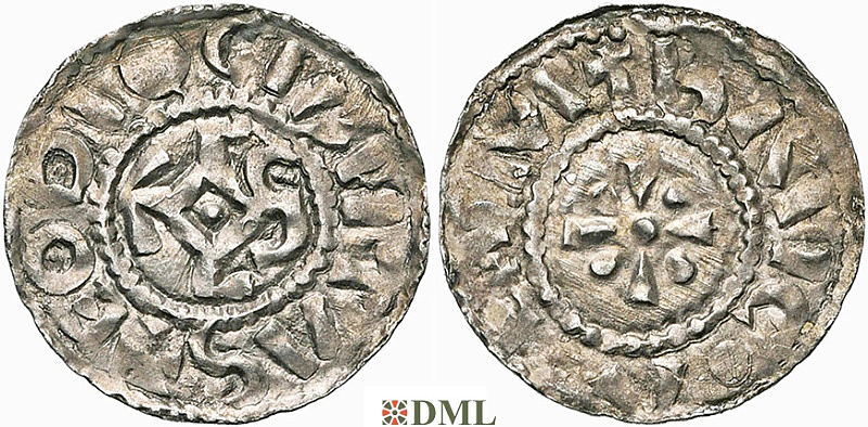 Денарий, Германия, Нижняя Лотарингия, Anonymous bishop, м.д. Luttich