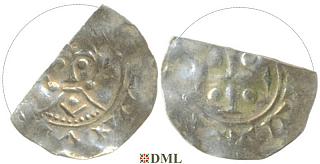 Денарий, Германия, Нижняя Лотарингия, B. Bernold (1040-1054), м.д. Deventer