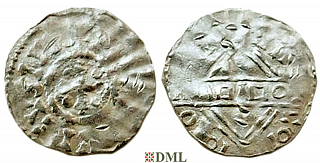 Денарий, Германия, Нижняя Лотарингия, Anonymous bishop, м.д. Antwerpen, Ilisch 2014, 26.2.2