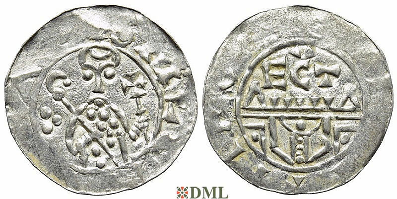 Денарий, Германия, Нижняя Лотарингия, B. Wilhelm (1054-1076), м.д. Utrecht, Ilisch 2000, 10.9