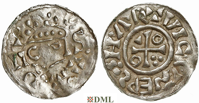 Денарий, Германия, Бавария, B. Hartwig (1009-1023), м.д. Salzburg, Hahn 1976, 98A1