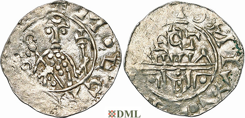Денарий, Германия, Нижняя Лотарингия, B. Wilhelm (1054-1076), м.д. Utrecht, Ilisch 2000, 10.10