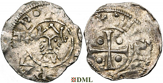 Денарий, Германия, Нижняя Лотарингия, Hendrik III (1039-1056) или Hendrik IV (1056-1084), м.д. Unknown mints, Ilisch 2000, 9.1