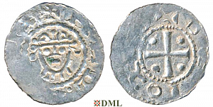 Денарий, Германия, Нижняя Лотарингия, Hermann (1059-1074), м.д. Jever, Dbg 597