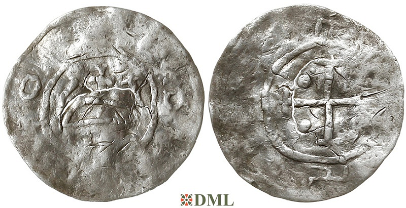 Денарий, Польша, Mieszko II (1013-1025)