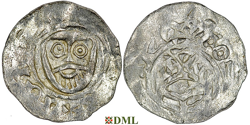 Денарий, Германия, Нижняя Лотарингия, Anonymous bishop, Umkreis von Emden, Dbg. 1311