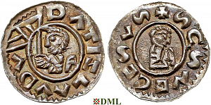 Денарий, Чехия, Богемия, Vratislav II (1061-1092), Šmerda 1996, 158