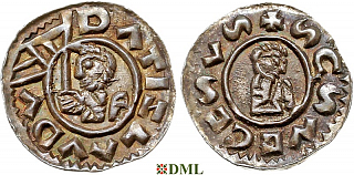 Денарий, Чехия, Богемия, Vratislav II (1061-1092), Šmerda 1996, 158
