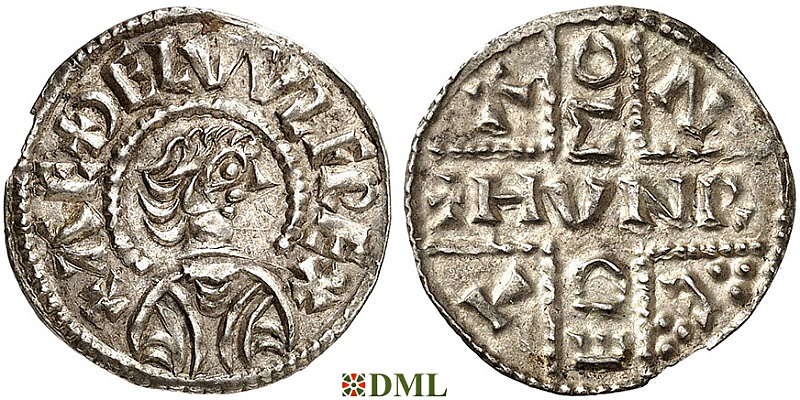 Денарий Англия, Æthelwulf (839-858), м.д. Canterbury, North 618