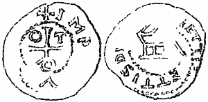 Обол, Германия, Верхняя Лотарингия, Theodorich I (964-984), м.д. Metz, Dbg. 14