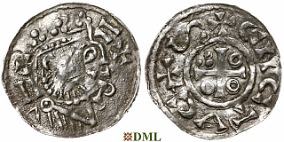 Денарий, Германия, Бавария, Heinrich II (1002-1024), м.д. Salzburg, Hahn 1976, 94E