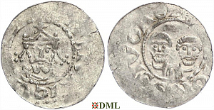 Обол, Германия, Саксония, Heinrich III (1046-1056), м.д. Goslar, Dbg. 665